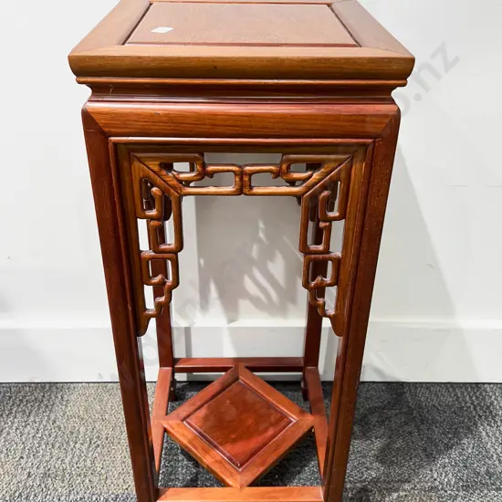 Chinese Hardwood Plant Stand