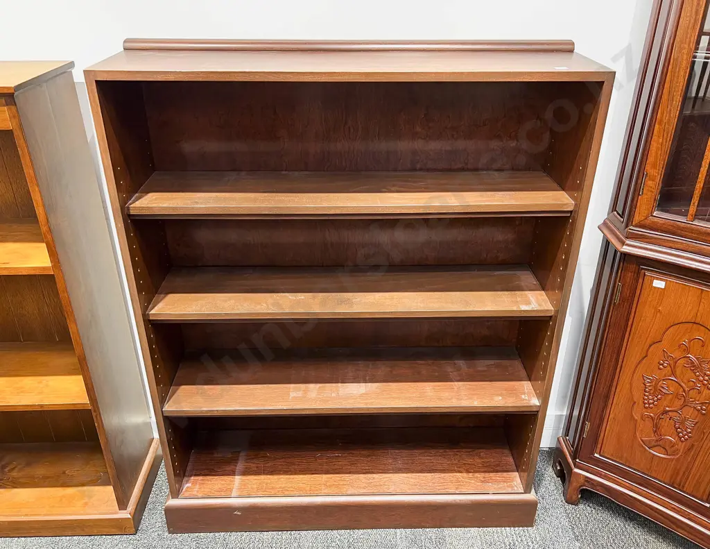 Mahogany Open Bookcase Image 1++