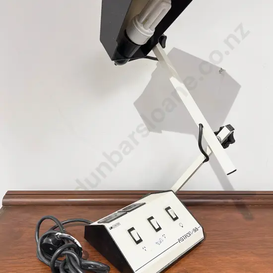 Astron/88 Power Outlet Desk Lamp