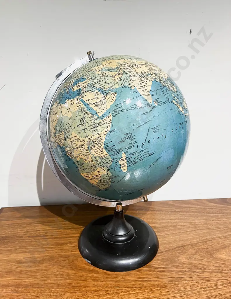 Circa 1990's World Globe on Bakelite Stand Image 1++