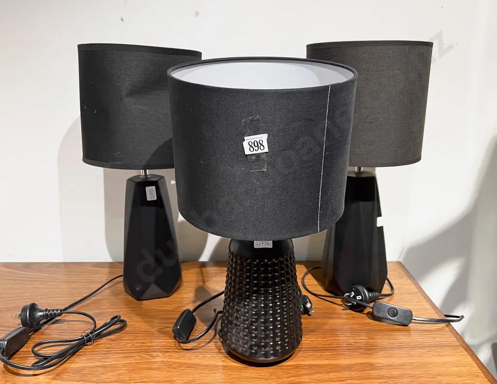 A Pair of Modern Table Lamps together with Other Table Lamp Image 1++