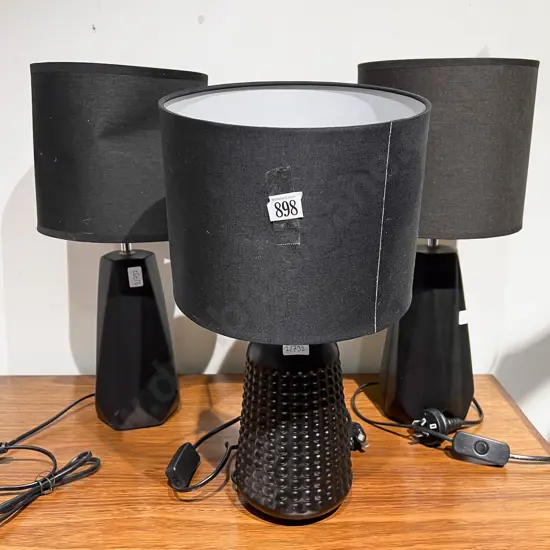 A Pair of Modern Table Lamps together with Other Table Lamp