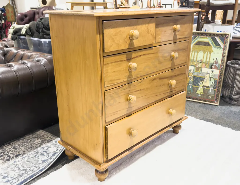 Colonial Kauri Chest of Drawers Image 1++