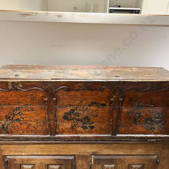 Antique Tibetan Sectional Storage Chest