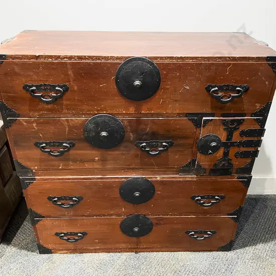 Japanese Two Stage Clothing Chest