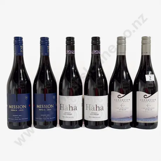 Six NZ Assorted Syrah