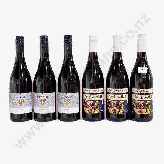 Three NZ Syrah & Three NZ Pinot Noir