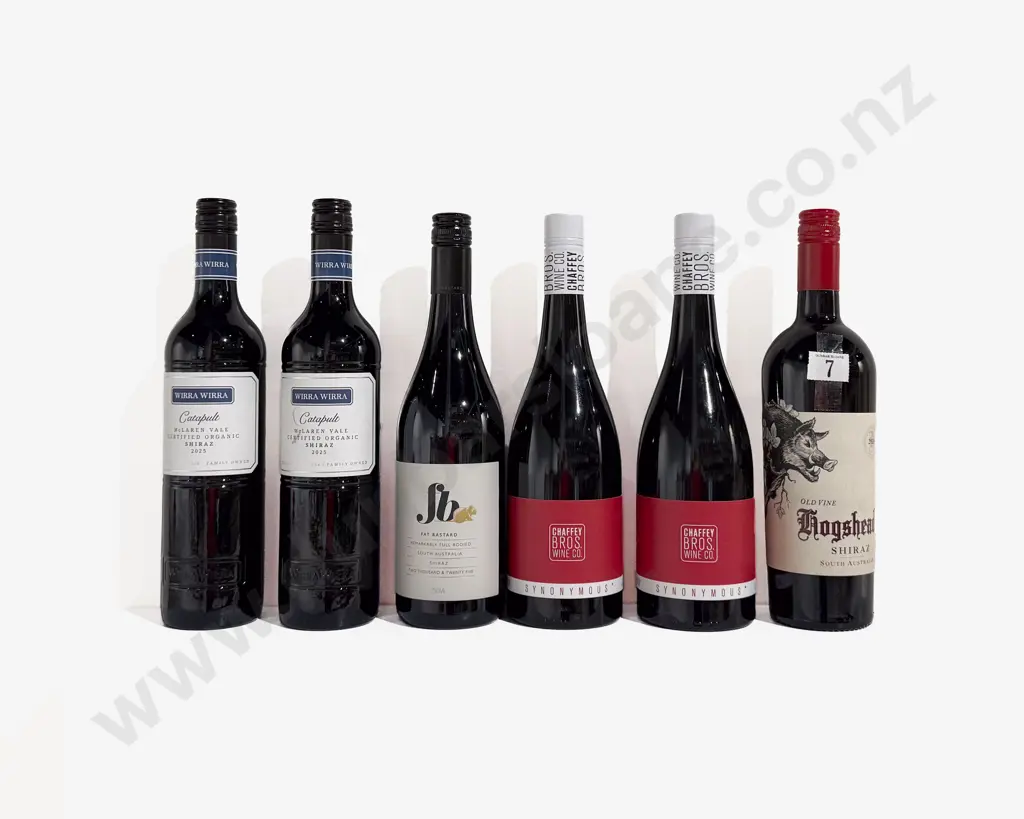 Six Australian Assorted Shiraz Image 1++