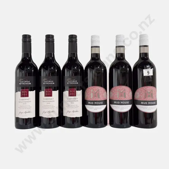 Six Australian Assorted Cabernet Sauvignon