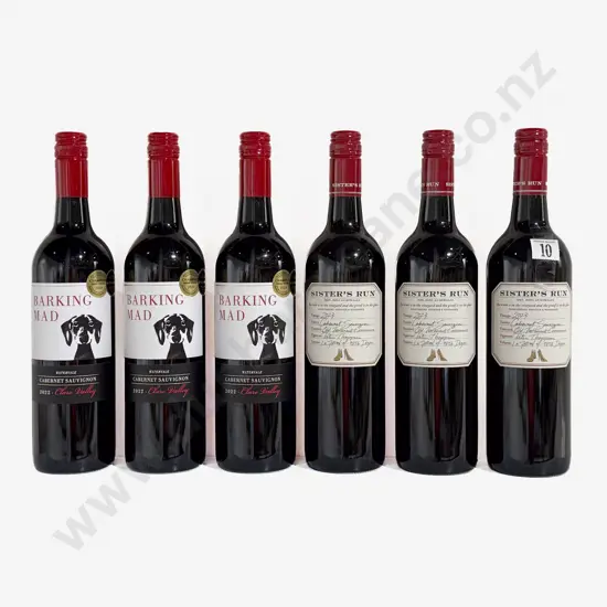 Six Australian Assorted Cabernet Sauvignon