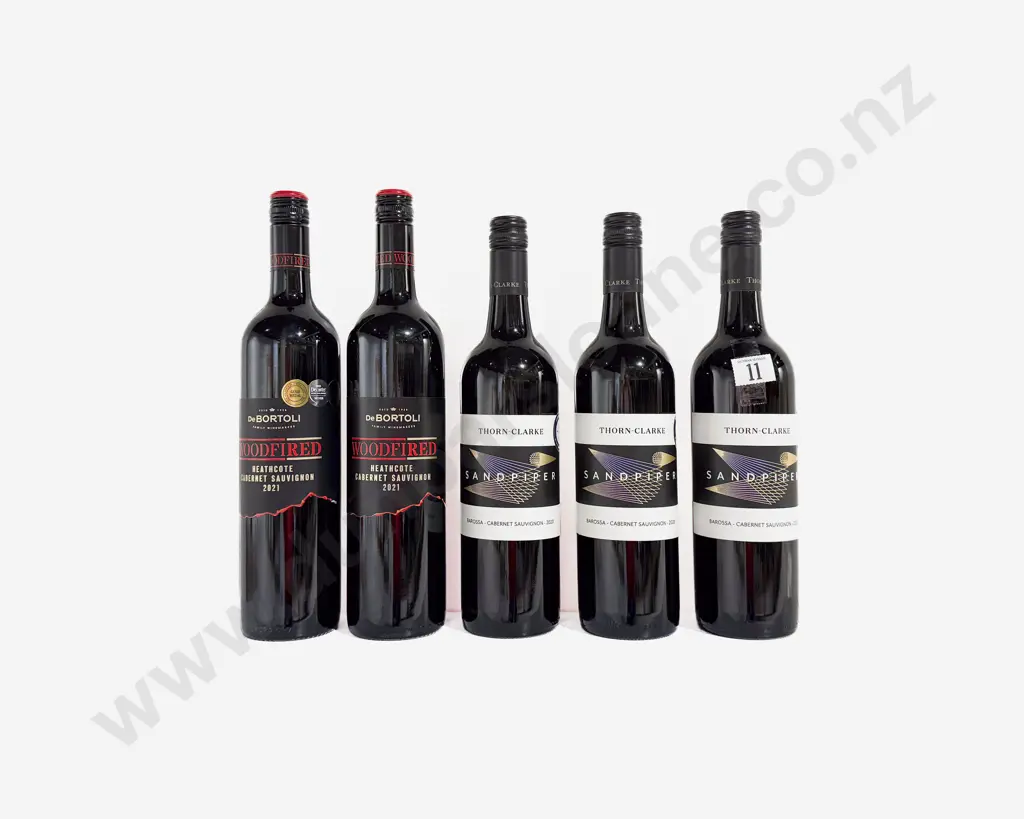 Five Australian Assorted Cabernet Sauvignon Image 1++