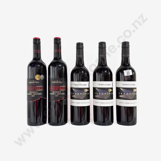 Five Australian Assorted Cabernet Sauvignon