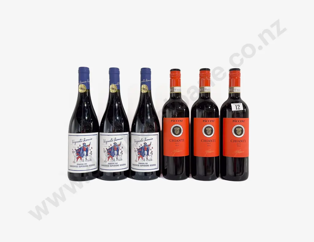Six Italian Assorted Reds Image 1++