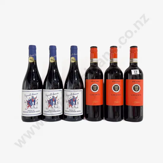 Six Italian Assorted Reds