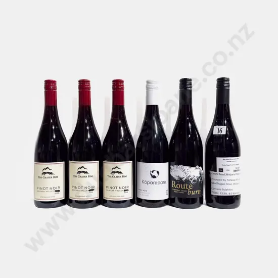 Six NZ Assorted Pinot Noir