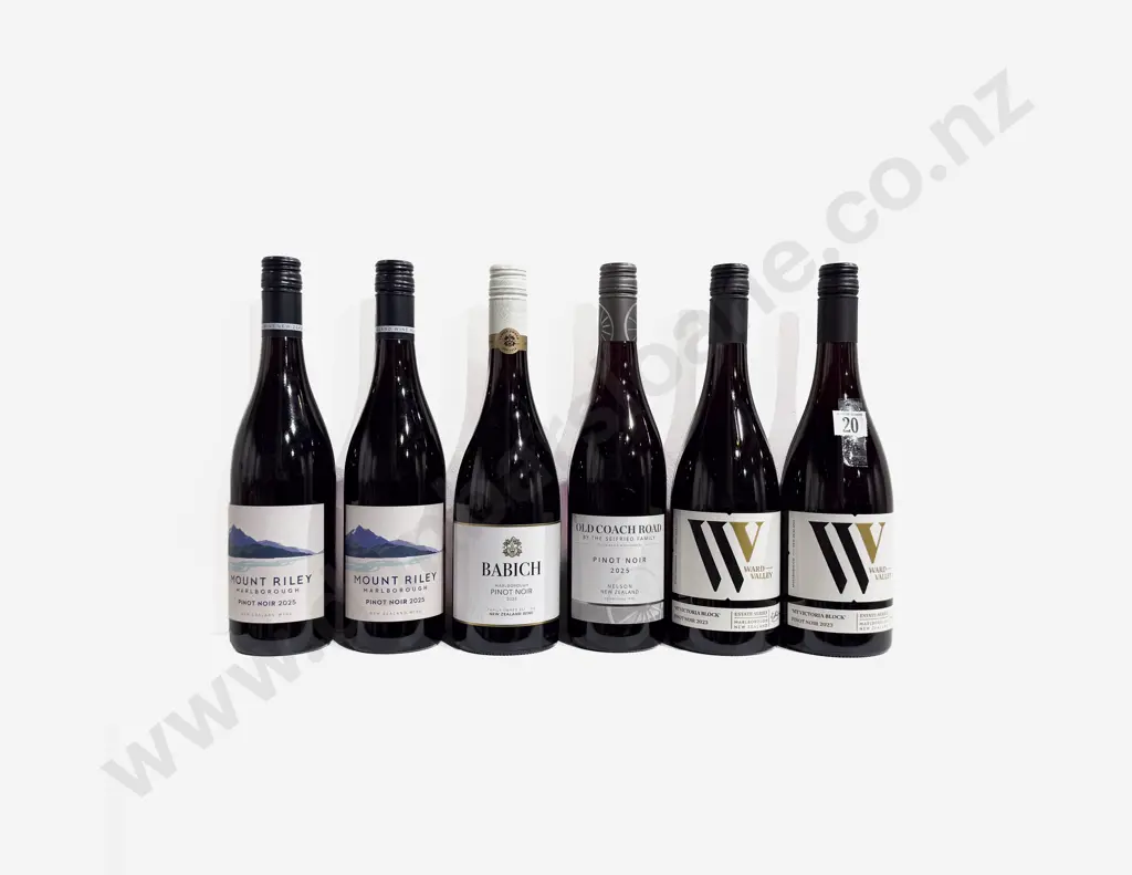 Six NZ Assorted Pinot Noir Image 1++