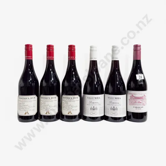 Six Australian Assorted Reds