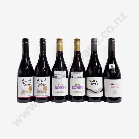 Six NZ Assorted Pinot Noir
