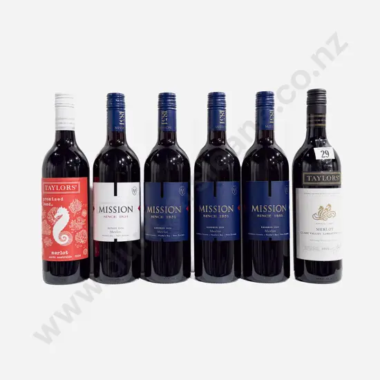 Six Assorted Merlot