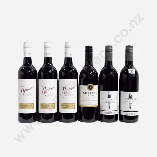Three Australian Cabernet Sauvignon & Three NZ Blended Reds