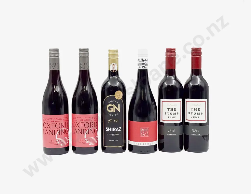 Six Assorted Australian Shiraz Image 1++