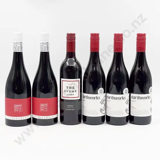Six Assorted Australian Shiraz