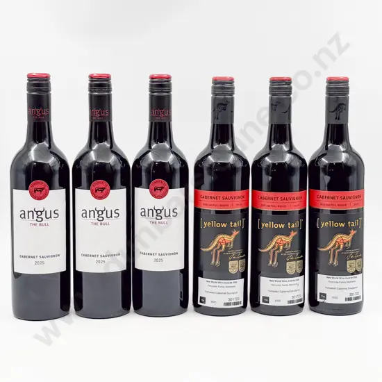 Six Assorted Australian Cabernet Sauvignon