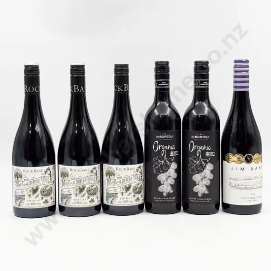 Six Assorted Australian Shiraz