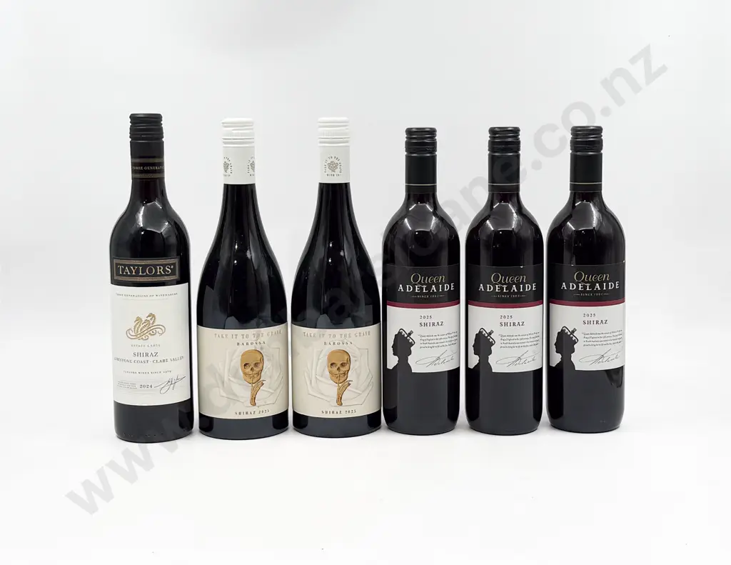 Six Assorted Australian Shiraz Image 1++