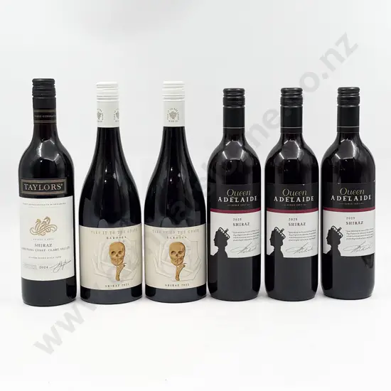 Six Assorted Australian Shiraz