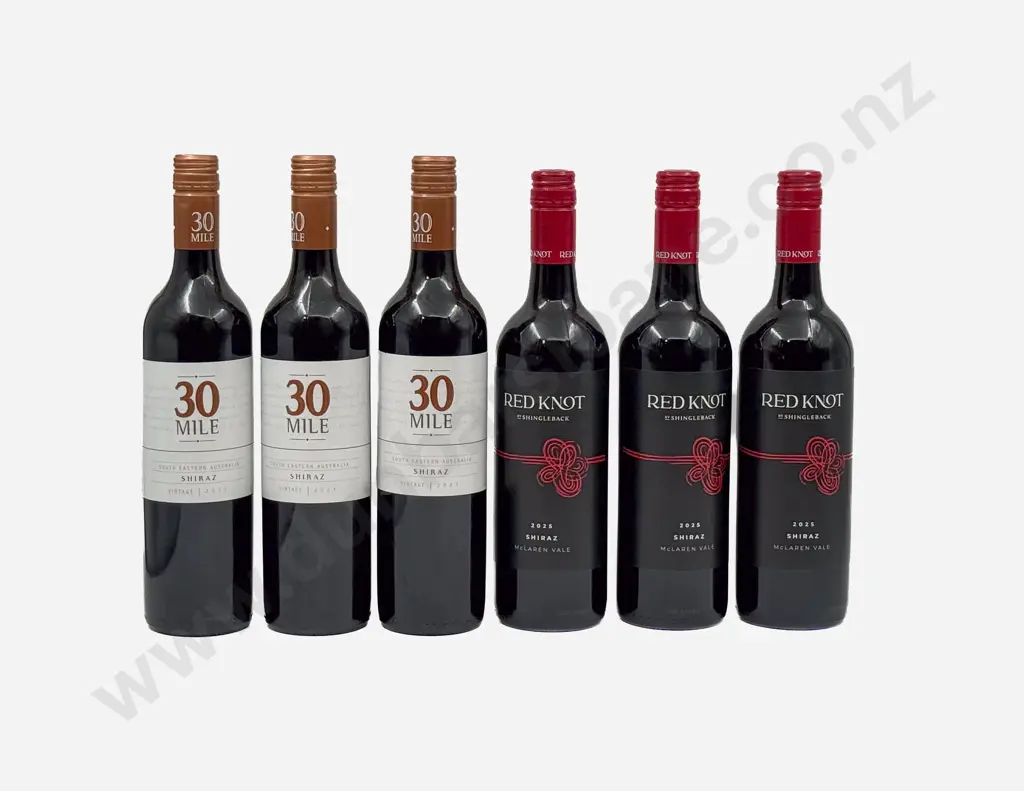 Six Australian Assorted Shiraz Image 1++
