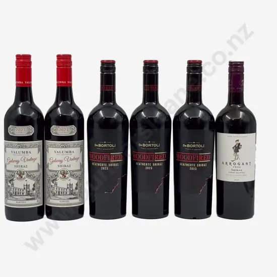 Six Australian Assorted Shiraz
