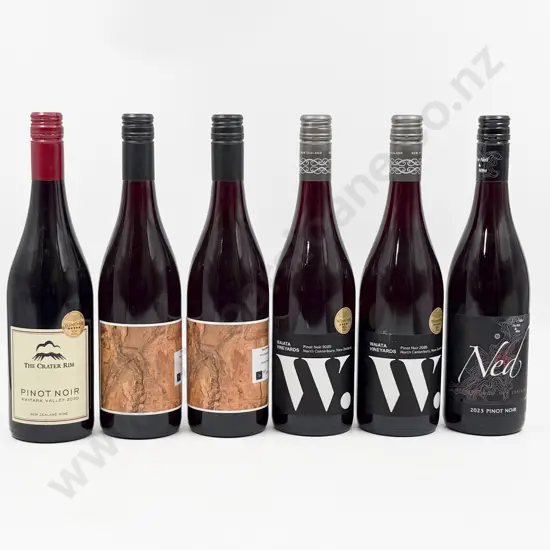 Six NZ Assorted Pinot Noir