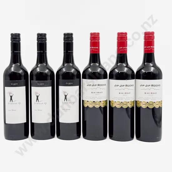 Six Australian Assorted Shiraz