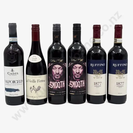 Six International Assorted Reds