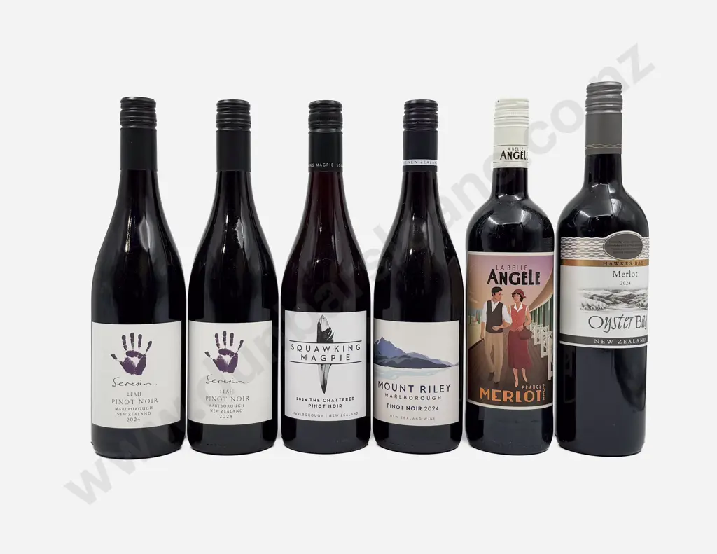 Four NZ Assorted Pinot Noir Image 1++