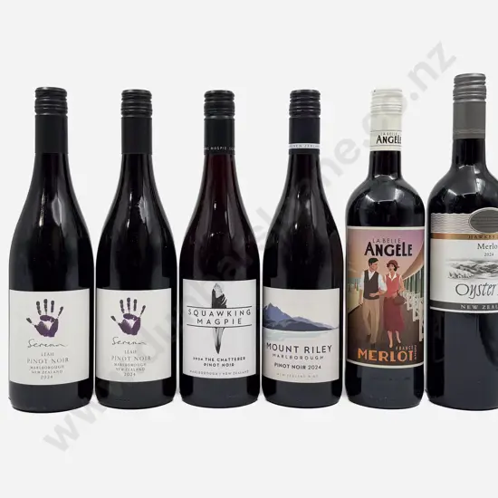 Four NZ Assorted Pinot Noir
