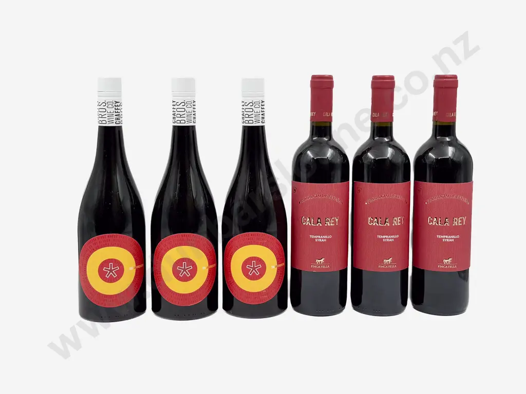 Three Spanish Tempranillo & Three Australian Tempranillo Image 1++