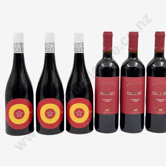 Three Spanish Tempranillo & Three Australian Tempranillo
