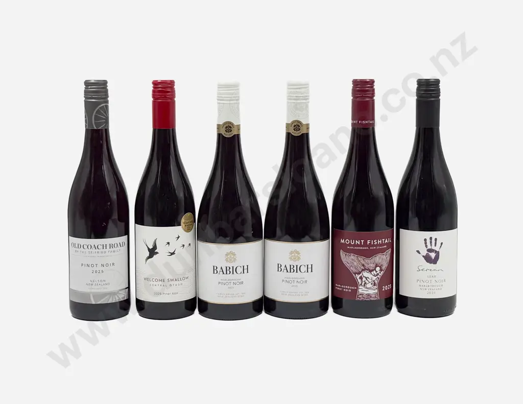 Six NZ Assorted Pinot Noir Image 1++