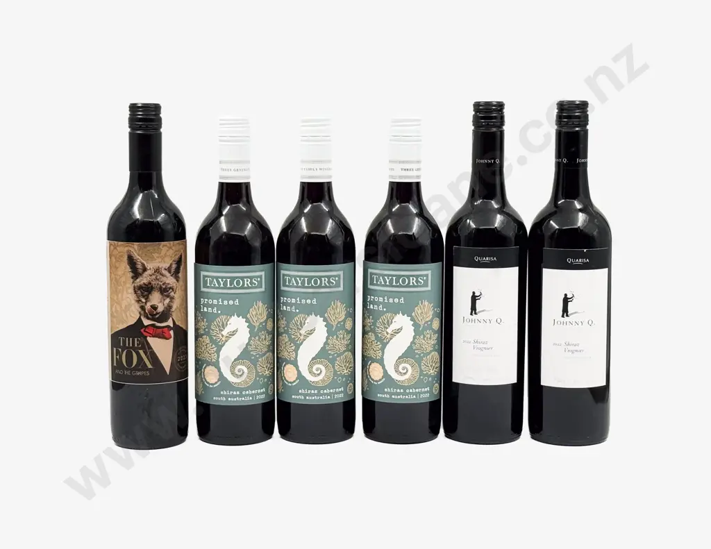 Six Australian Assorted Shiraz Image 1++