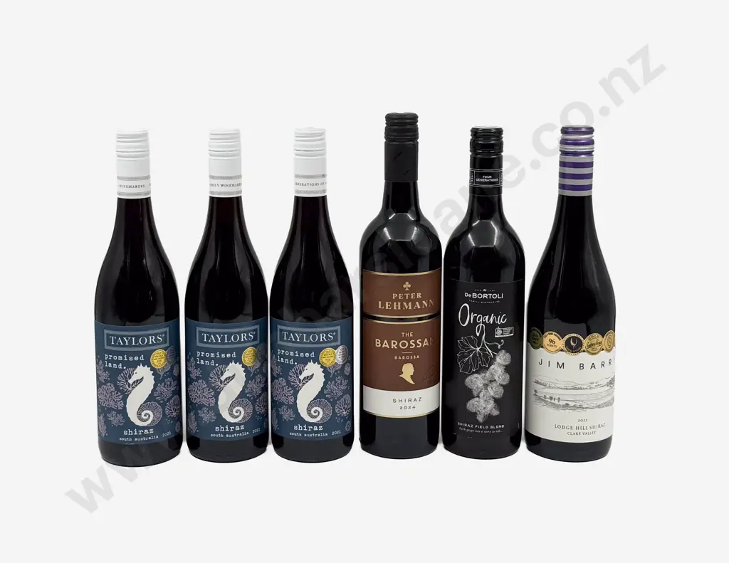 Six Australian Assorted Shiraz Image 1++
