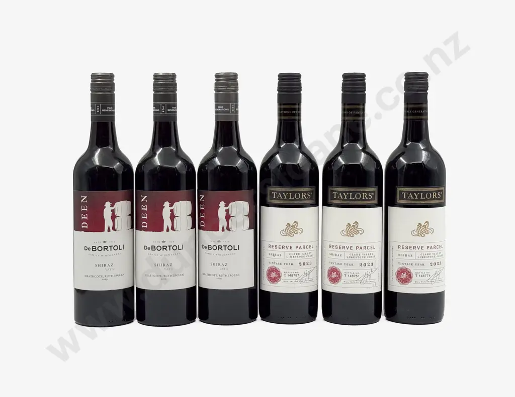 Six Australian Assorted Shiraz Image 1++