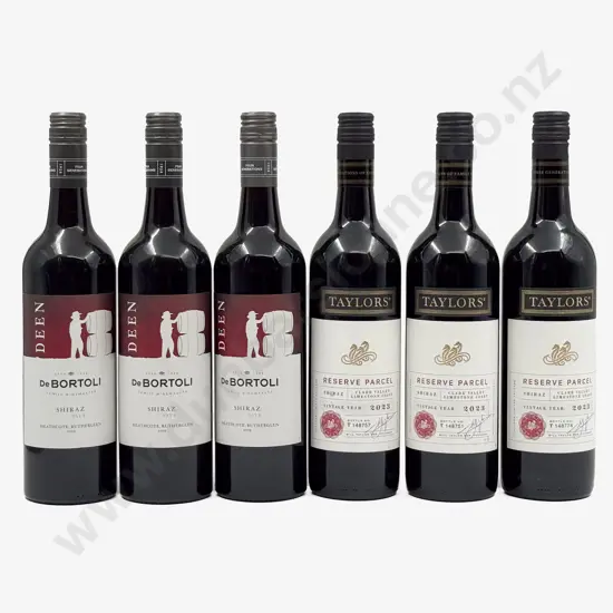 Six Australian Assorted Shiraz