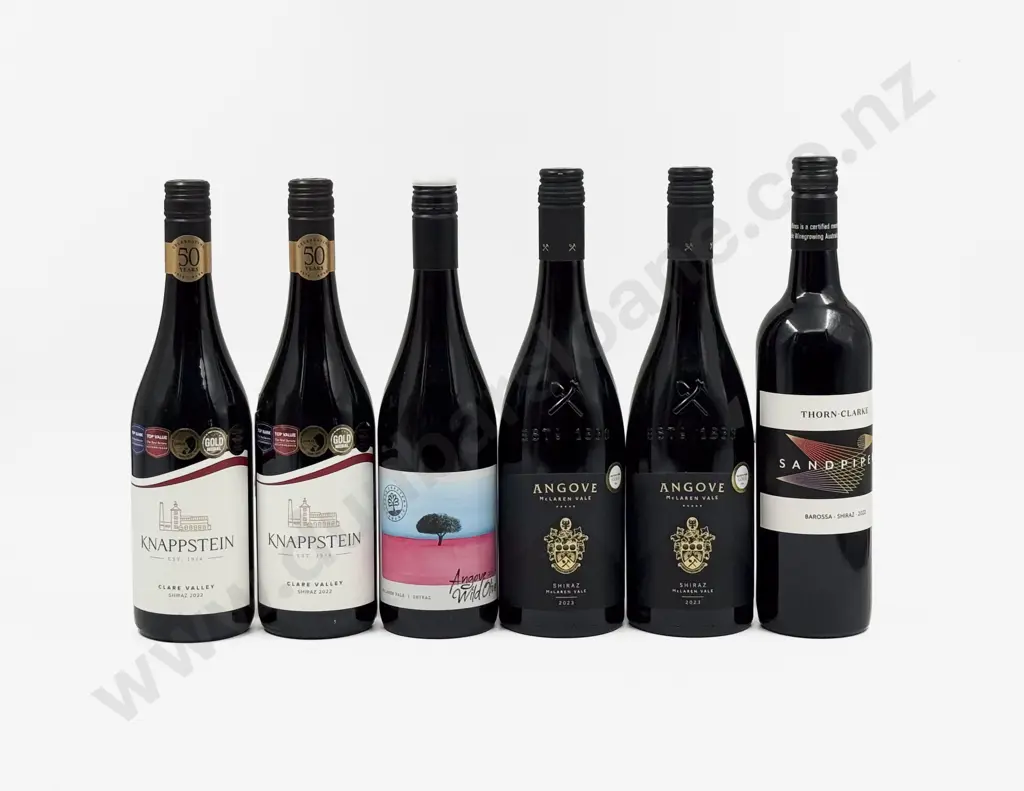 Six Australian Assorted Shiraz Image 1++
