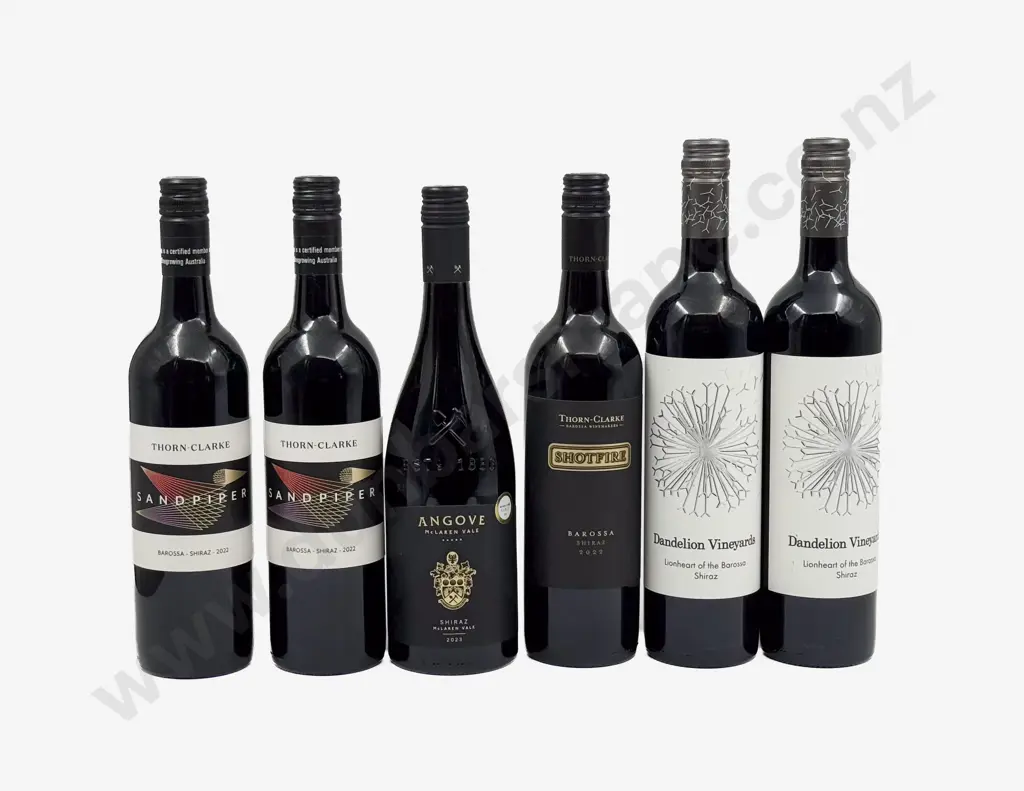 Six Australian Assorted Shiraz Image 1++