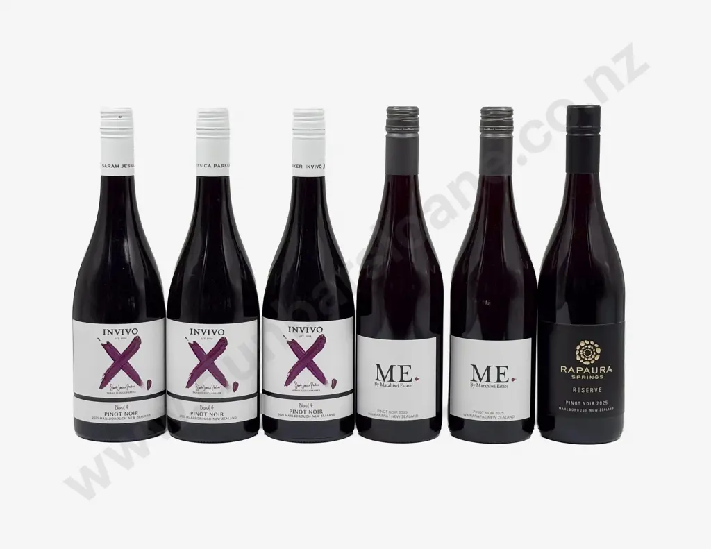 Six NZ Assorted Pinot Noir Image 1++