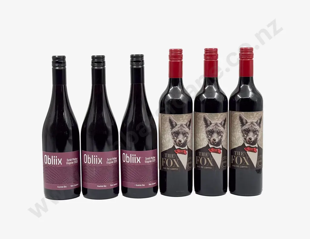 Three NZ Shiraz Blends & Three Australian Shiraz Image 1++
