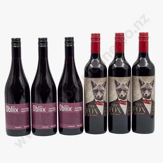 Three NZ Shiraz Blends & Three Australian Shiraz