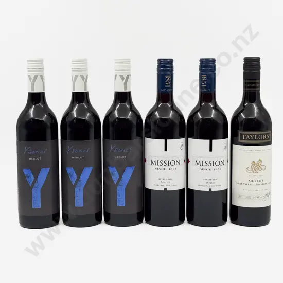Four Australian & Two NZ Assorted Merlot